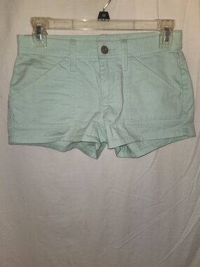 Wallflower Mint Casual Cotton Shorts